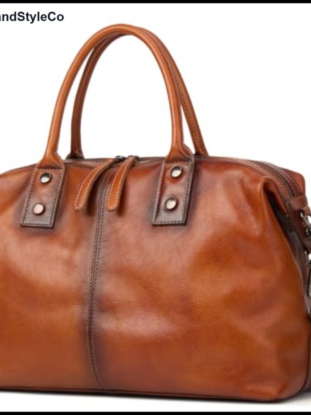 Genuine Leather Satchel Tote Bag Top Handle Handbag Designer Shoulder Bag